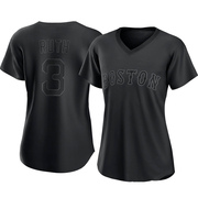 Black Authentic Babe Ruth Women's Boston Red Sox Pitch Fashion Jersey