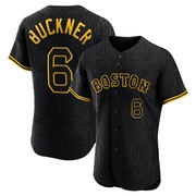 Black Authentic Bill Buckner Men's Boston Red Sox Snake Skin City Jersey