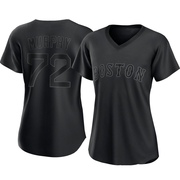 Black Authentic Chris Murphy Women's Boston Red Sox Pitch Fashion Jersey