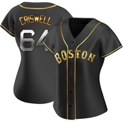 Black Golden Replica Cooper Criswell Women's Boston Red Sox Alternate Jersey