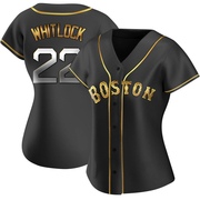 Black Golden Replica Garrett Whitlock Women's Boston Red Sox Alternate Jersey