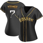 Black Golden Replica Masataka Yoshida Women's Boston Red Sox Alternate Jersey