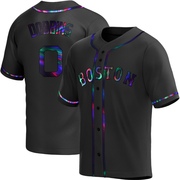 Black Holographic Replica Hunter Dobbins Men's Boston Red Sox Alternate Jersey