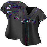 Black Holographic Replica Jamie Westbrook Women's Boston Red Sox Alternate Jersey