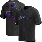 Black Holographic Replica Luis Perales Youth Boston Red Sox Alternate Jersey