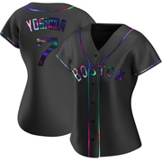 Black Holographic Replica Masataka Yoshida Women's Boston Red Sox Alternate Jersey