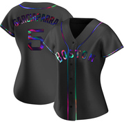 Black Holographic Replica Nomar Garciaparra Women's Boston Red Sox Alternate Jersey