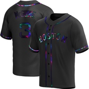 Black Holographic Replica Reese McGuire Men's Boston Red Sox Alternate Jersey