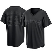 Black Replica Brennan Bernardino Youth Boston Red Sox Pitch Fashion Jersey