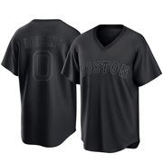 Black Replica Hunter Dobbins Men's Boston Red Sox Pitch Fashion Jersey