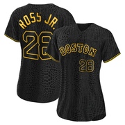 Black Replica Robbie Ross Jr. Women's Boston Red Sox Snake Skin City Jersey