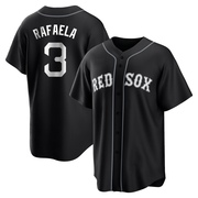 Black/White Replica Ceddanne Rafaela Youth Boston Red Sox Jersey