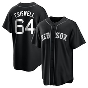 Black/White Replica Cooper Criswell Youth Boston Red Sox Jersey