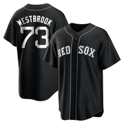 Black/White Replica Jamie Westbrook Youth Boston Red Sox Jersey