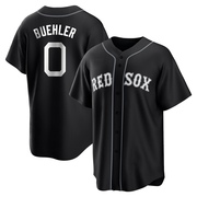 Black/White Replica Walker Buehler Men's Boston Red Sox Jersey