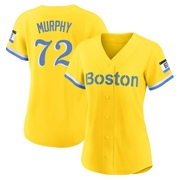 Gold/Light Replica Chris Murphy Women's Boston Red Sox Blue 2021 City Connect Player Jersey