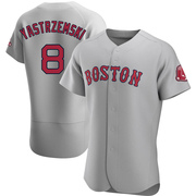 Gray Authentic Carl Yastrzemski Men's Boston Red Sox Road Jersey