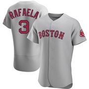 Gray Authentic Ceddanne Rafaela Men's Boston Red Sox Road Jersey