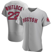 Gray Authentic Garrett Whitlock Men's Boston Red Sox Road Jersey