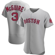 Gray Authentic Reese McGuire Men's Boston Red Sox Road Jersey