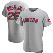 Gray Authentic Robbie Ross Jr. Men's Boston Red Sox Road Jersey