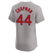 Gray Elite Aroldis Chapman Men's Boston Red Sox Road Jersey