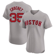 Gray Elite Garrett Crochet Men's Boston Red Sox Road Jersey