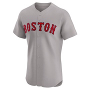 Gray Elite Garrett Crochet Men's Boston Red Sox Road Jersey