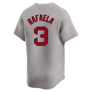 Gray Limited Ceddanne Rafaela Men's Boston Red Sox Away Jersey