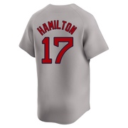 Gray Limited David Hamilton Men's Boston Red Sox Away Jersey