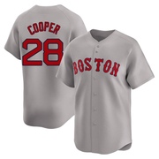 Gray Limited Garrett Cooper Men's Boston Red Sox Away Jersey