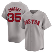 Gray Limited Garrett Crochet Men's Boston Red Sox Away Jersey