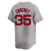 Gray Limited Garrett Crochet Men's Boston Red Sox Away Jersey