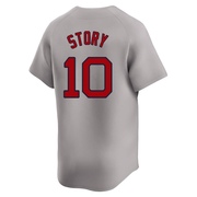 Gray Limited Trevor Story Men's Boston Red Sox Away Jersey