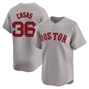 Gray Limited Triston Casas Men's Boston Red Sox Away Jersey