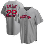 Gray Replica Bobby Dalbec Men's Boston Red Sox Road Jersey