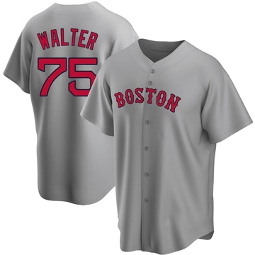 Brandon Walter Men's Nike Red Boston Sox Alternate Replica Custom Jersey Size: Large