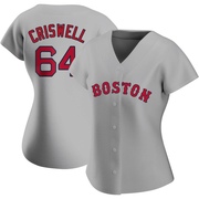 Gray Replica Cooper Criswell Women's Boston Red Sox Road Jersey