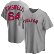 Gray Replica Cooper Criswell Youth Boston Red Sox Road Jersey