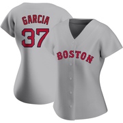 Gray Replica Jhostynxon Garcia Women's Boston Red Sox Road Jersey