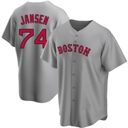 Gray Replica Kenley Jansen Men's Boston Red Sox Road Jersey