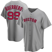 Gray Replica Luis Guerrero Youth Boston Red Sox Road Jersey