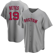 Gray Replica Pablo Reyes Men's Boston Red Sox Road Jersey