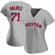 Gray Replica Phillips Valdez Women's Boston Red Sox Road Jersey