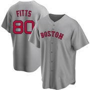 Gray Replica Richard Fitts Youth Boston Red Sox Road Jersey