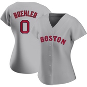 Gray Replica Walker Buehler Women's Boston Red Sox Road Jersey