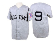 Grey Authentic Ted Williams Men's Boston Red Sox 1939 Throwback Jersey