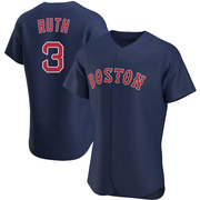 Navy Authentic Babe Ruth Men's Boston Red Sox Alternate Jersey