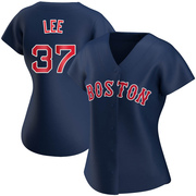 Navy Authentic Bill Lee Women's Boston Red Sox Alternate Jersey