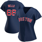 Navy Authentic Brayan Bello Women's Boston Red Sox Alternate Jersey